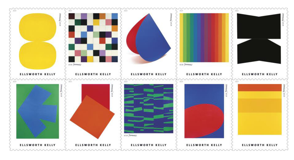 usps 0425 usps honors ellsworth kelly with stamps 1