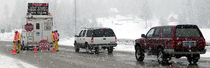 caltrans chain control