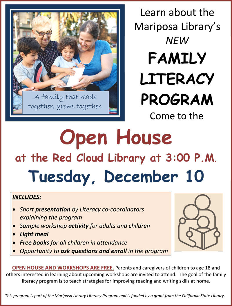 12 10 19 red cloud fam lit open house