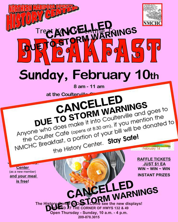 2 10 19 NMCHC Breakfast canceled