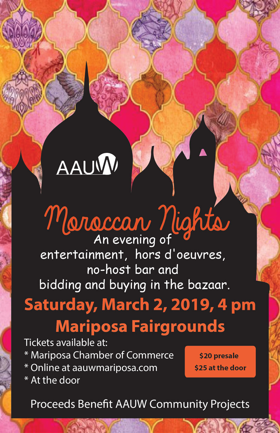 3 2 19 AAUW Moroccan Nights