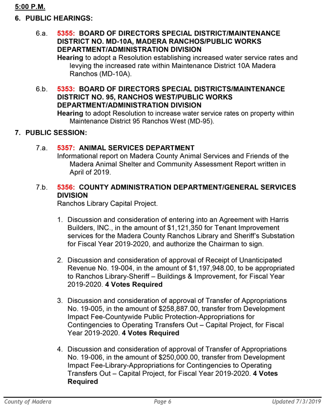 2019 07 09 BOS Public Agenda 2587 6