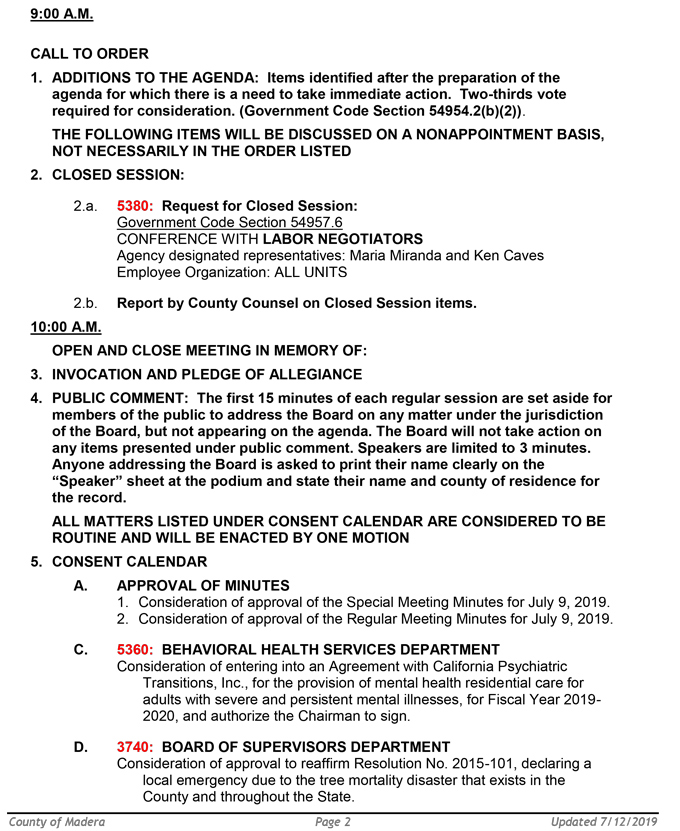2019 07 16 BOS Public Agenda 2