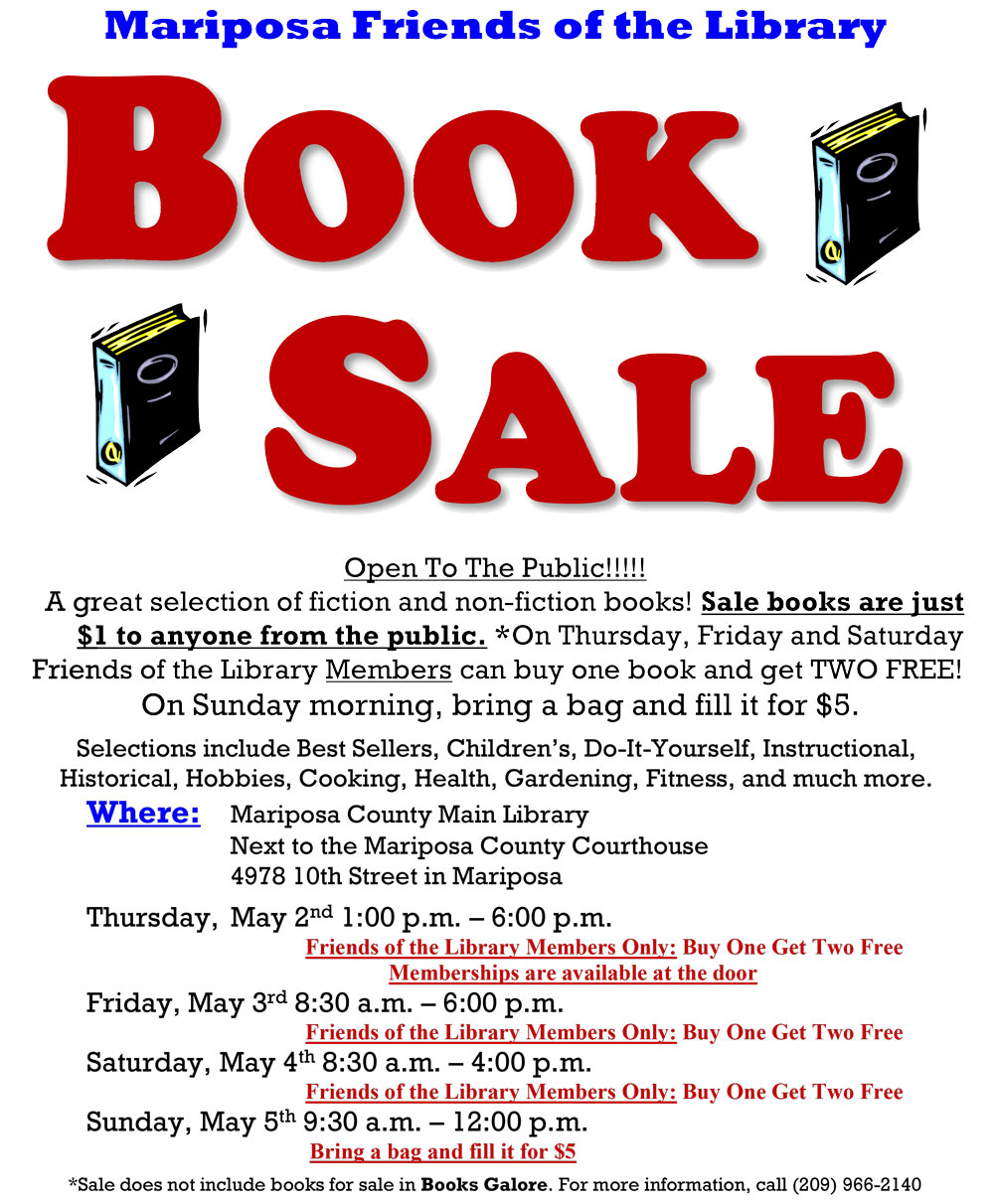 5 2 19 Book Sale