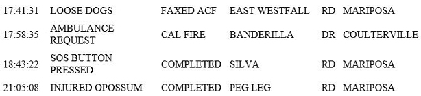 mariposa county booking report for march 4 2019.2