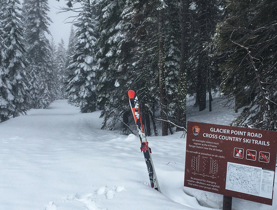 yosemite NPS Photo Glacier Point Road Winter Use