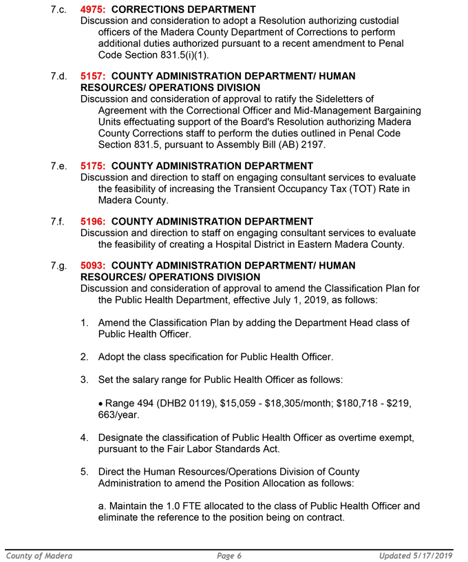2019 05 21 madera county BOS Public Agenda 6