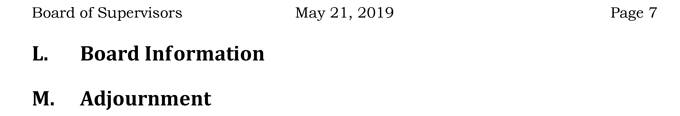 2019 05 21 mariposa county Board of Supervisors Agenda 7