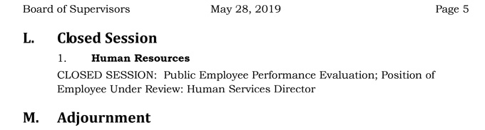 2019 05 28 mariposa county Board of Supervisors Public Agenda 5