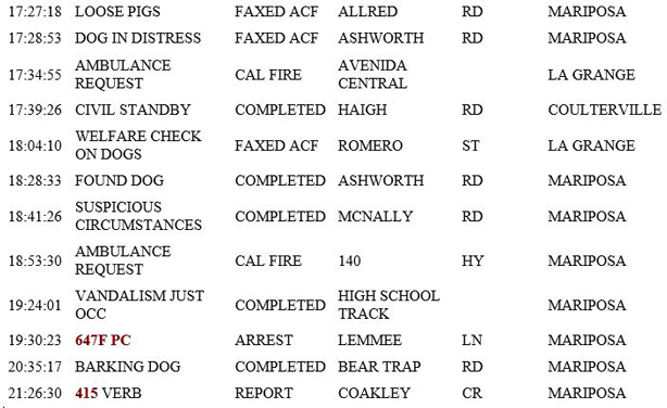 mariposa county booking report for may 6 2019.2