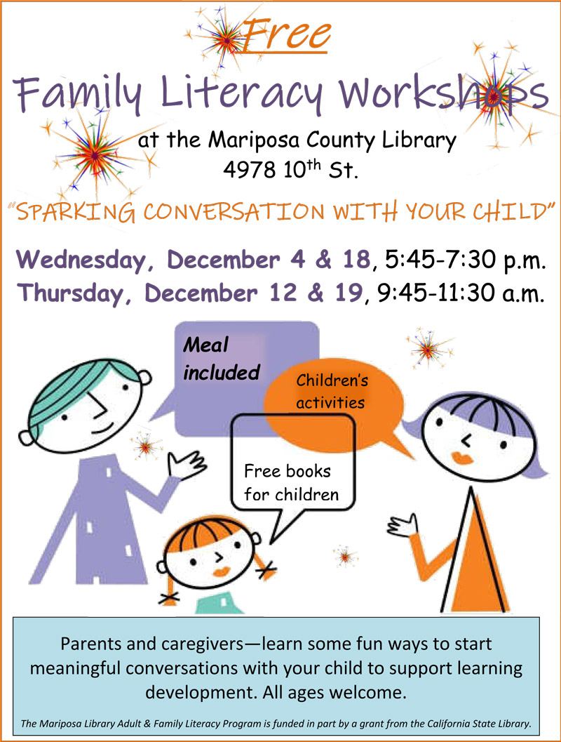12 4 19 Mariposa Library Famliy Lit Workshop