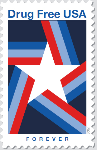 usps drug free usa forever stamp