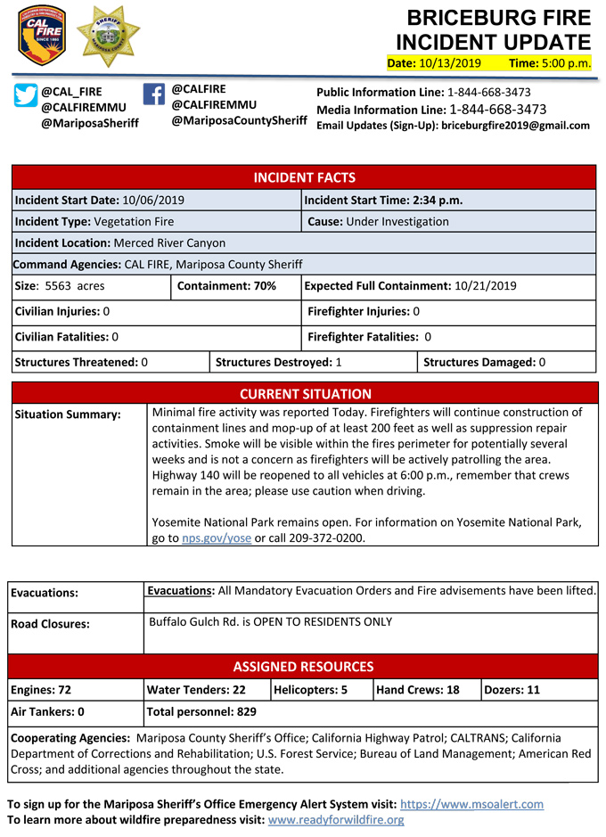 2BRICEBURG FIRE UPDATE 10 13 2019 PM 1