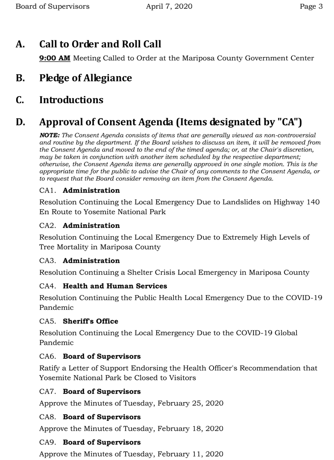 2020 04 07 Board of Supervisors Agenda 3