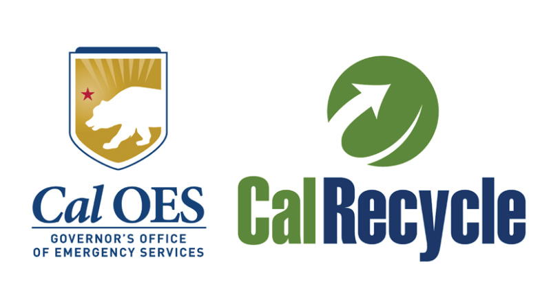 CalOES CalRecycle logo