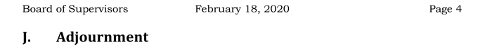 2020 02 18 Board of Supervisors agenda 4