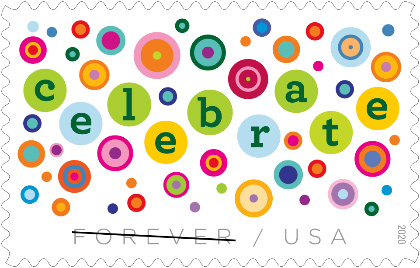 lets celebrate forever stamp