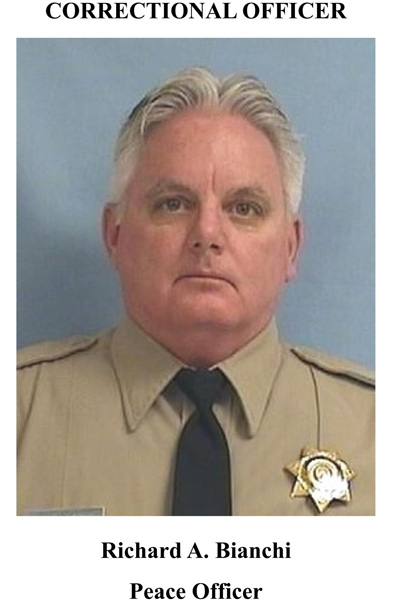 Correctional Officer Richard Bianchi scaled