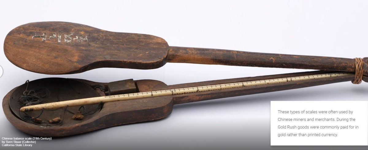 chinese balance scale california state library sven skarr collection