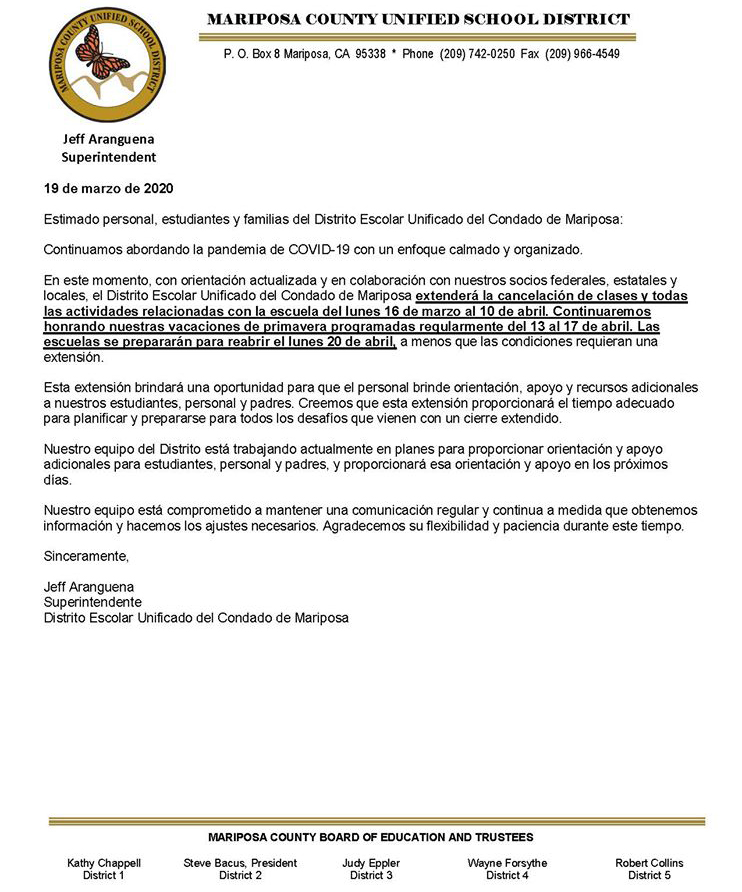 MCUSD spanish