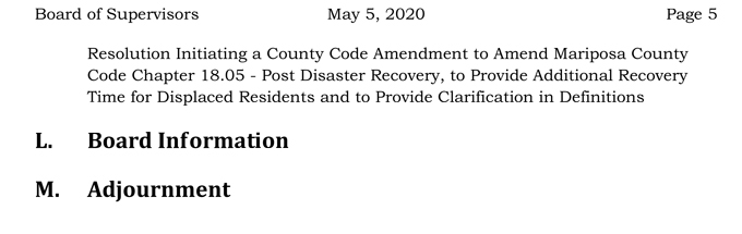 2020 05 05 Board of Supervisors agenda 5