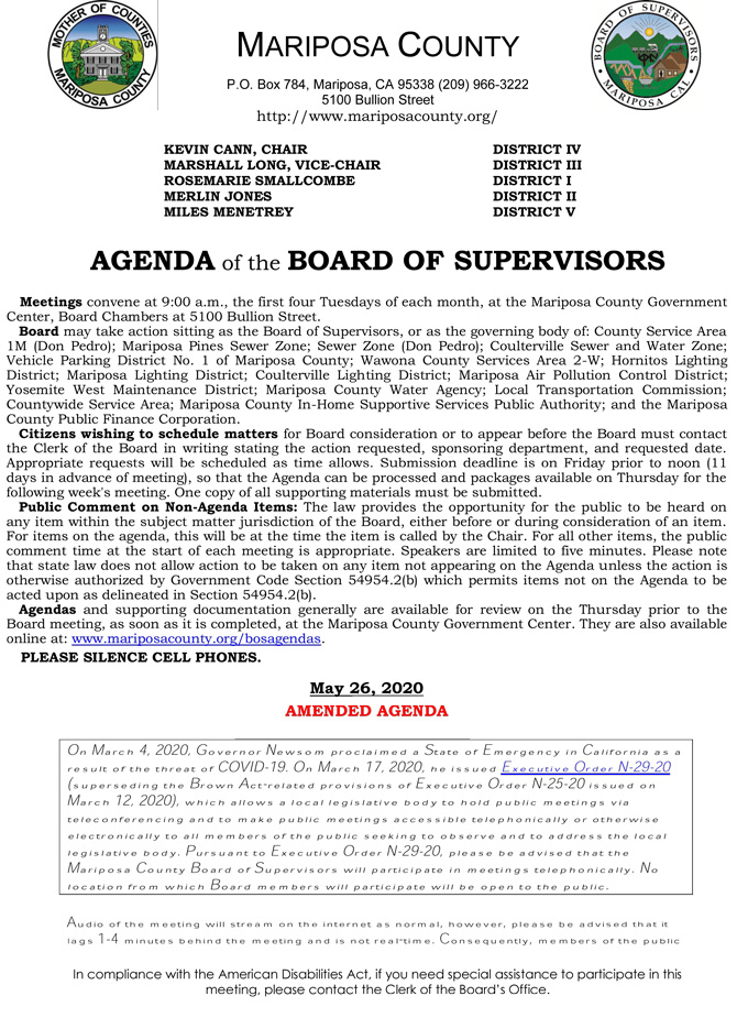 2020 05 26 Board of Supervisors 1