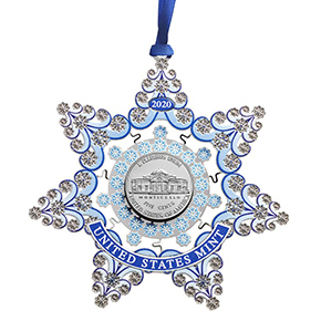 mint holiday ornament 2020