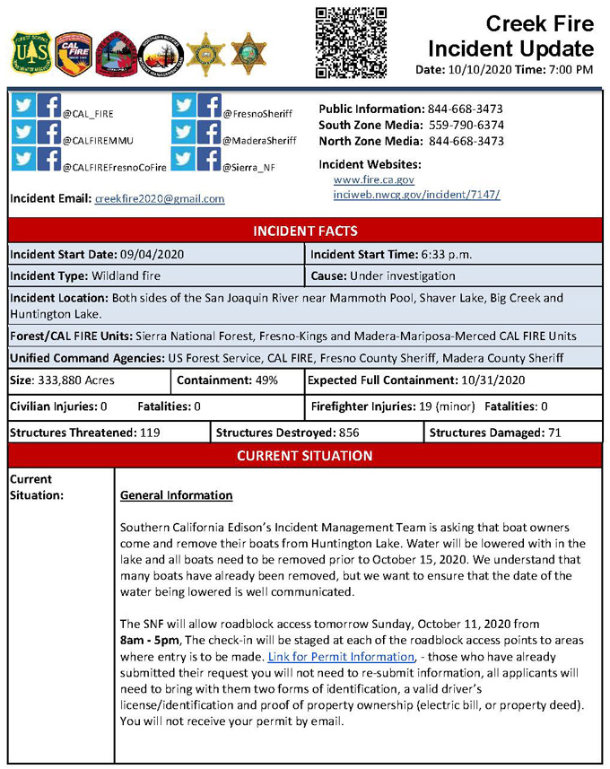 10 10 20 Creek Fire PM 1