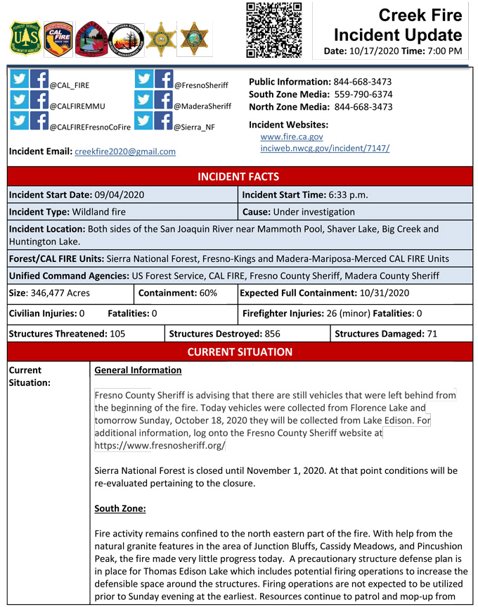 10 17 20 Creek Fire PM 1