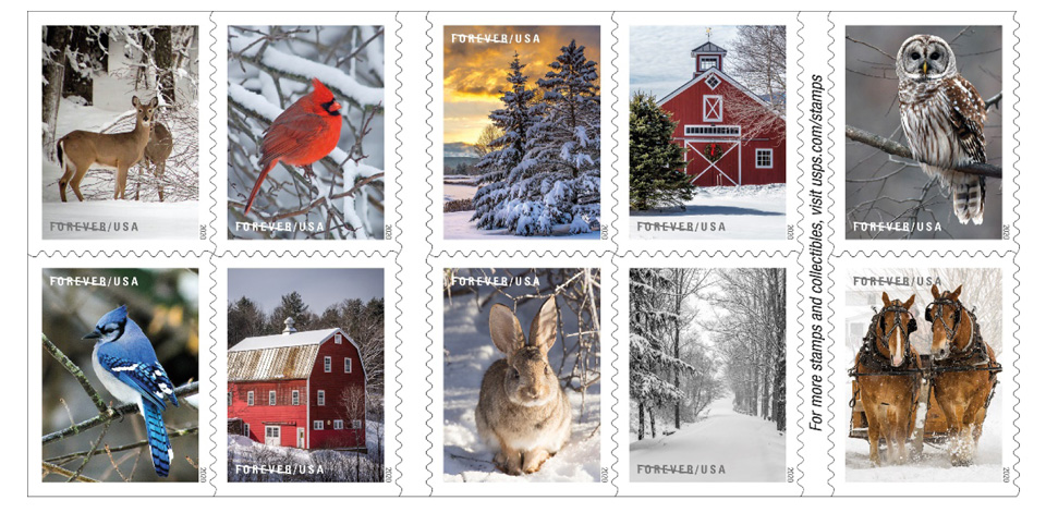 New Stamps Showcase Winter Scenes - Newsroom 