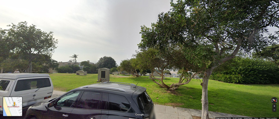 bruces beach manhattan beach california credit google maps