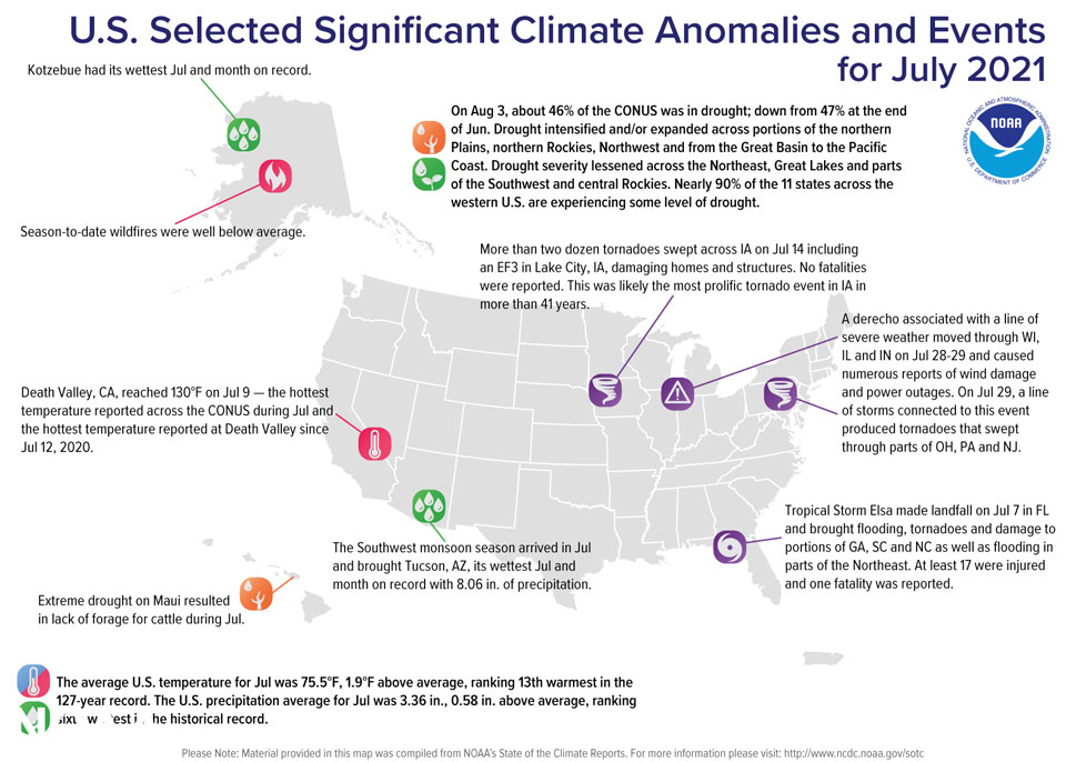 US SIGNIFICANT EVENTS MAP