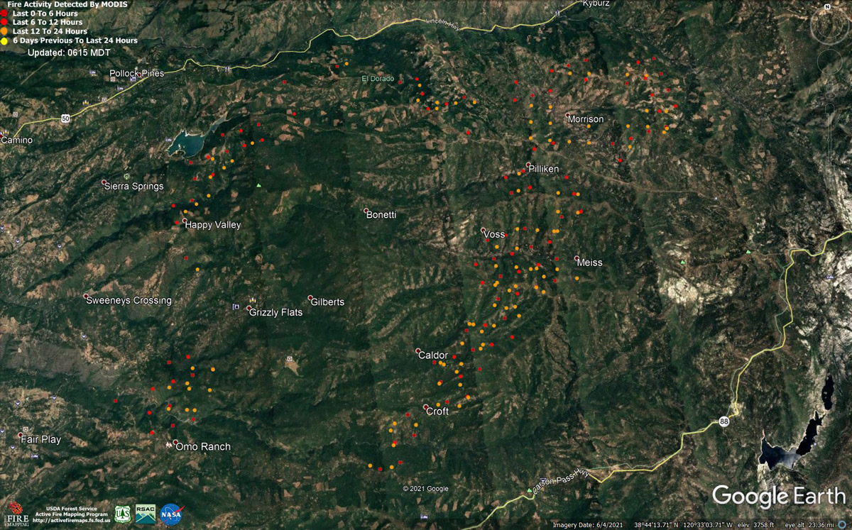 caldor821modis