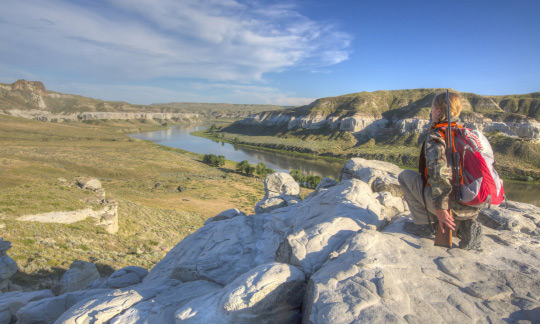 hunter at upper missouri river breaks montana bob wick blm