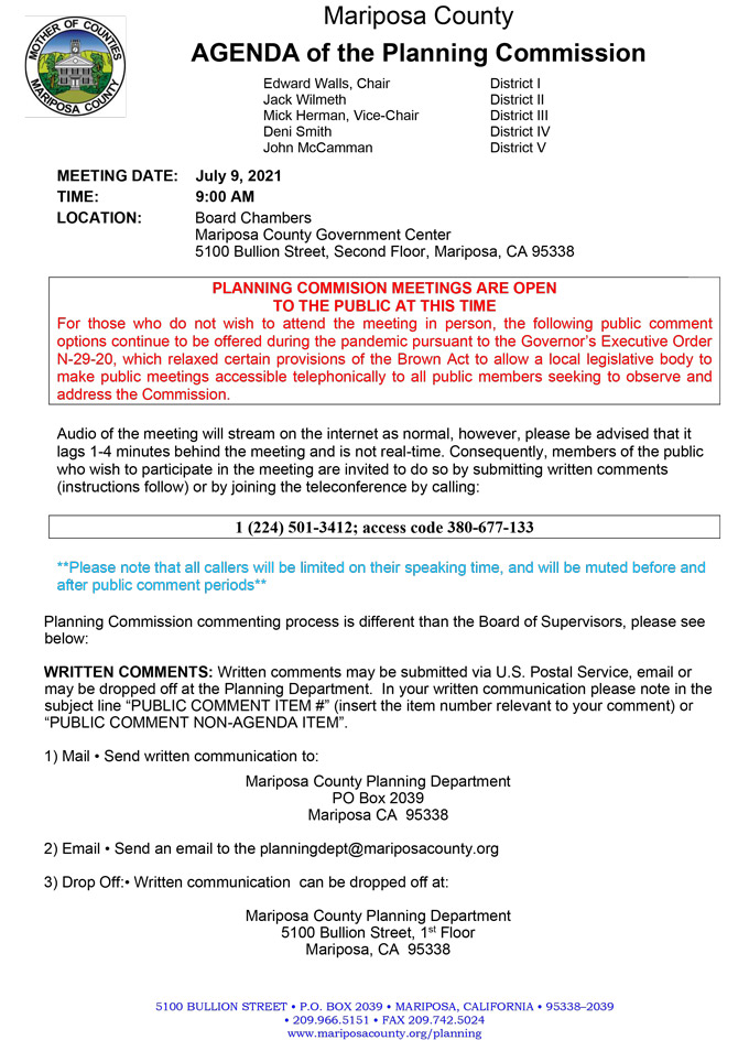 2021 07 09 Planning Commission 1