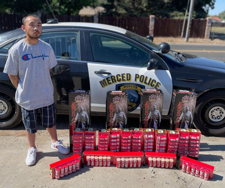 MPD fireworks arrest