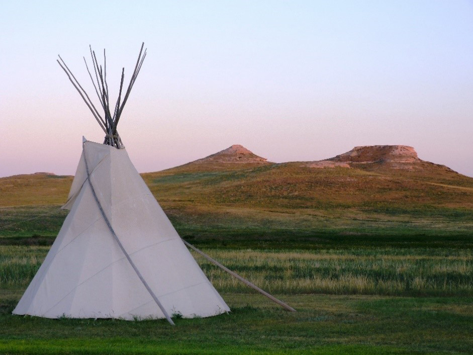 Tipi sunset NPS