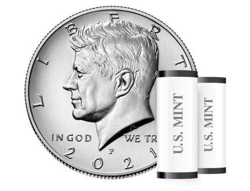 1989 P D Kennedy Half Dollars With 2x2 Snaps from Mint Set Combined Shipping 