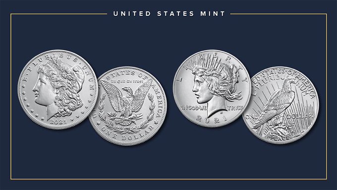 us mint morgan dollar peace dollar 2021 orders