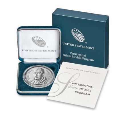 us mint william henry harrison presidential silver medal