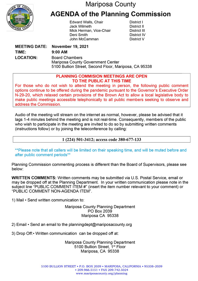 2021 11 19 Planning Commission 1