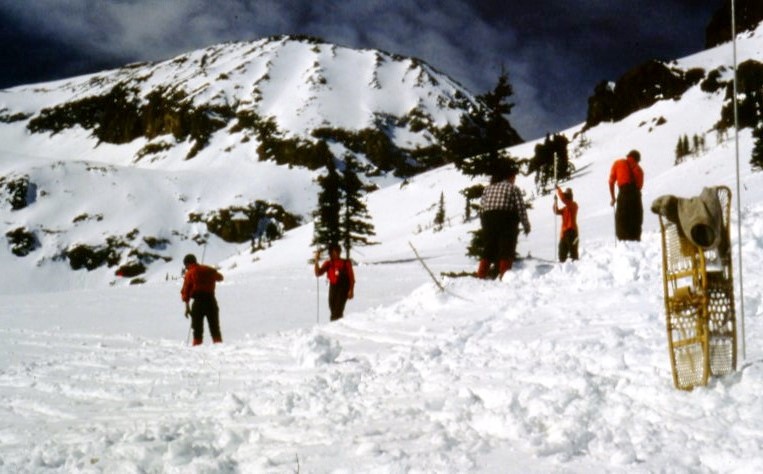 Ground search operations for Rudi Moder 1983 Courtesy Rocky Mountain National Park