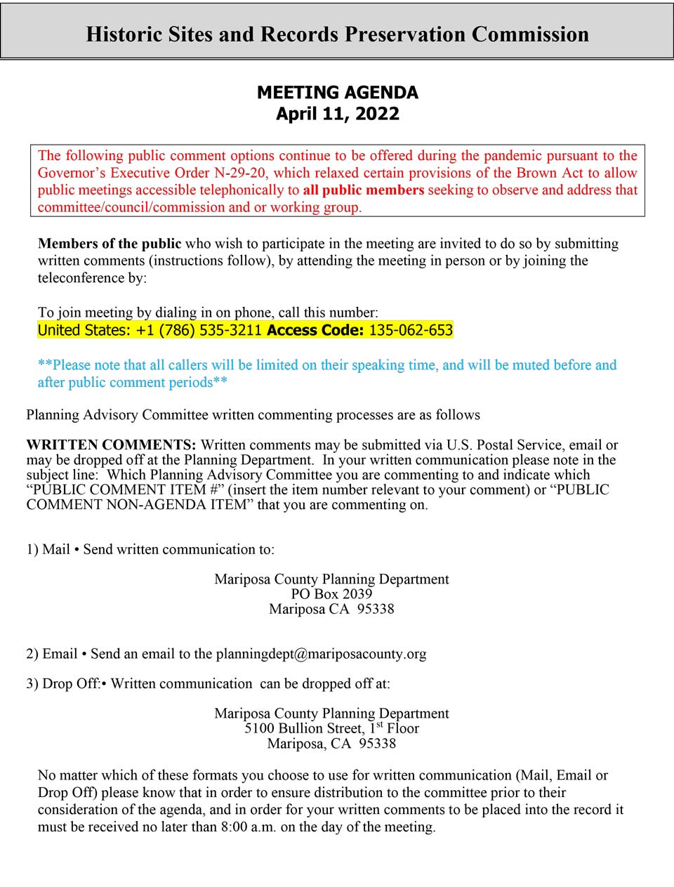 2022 04 11 Historic Sites and Records Preservation Commission 1