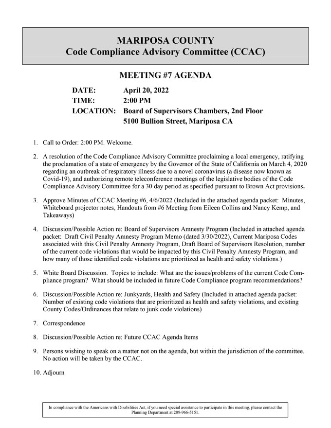 2022 04 20 Code Compliance Advisory Committee 2