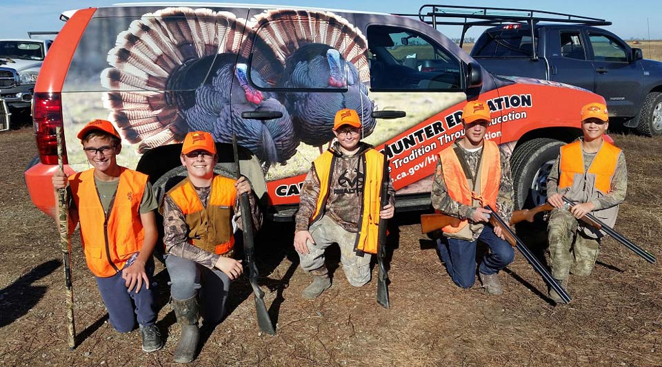 Hunter Ed Kids Posing