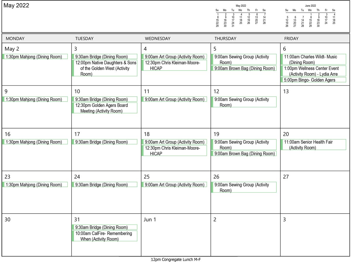 May Activities