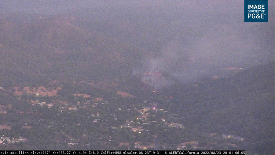 8 23 22 Miller Fire evening