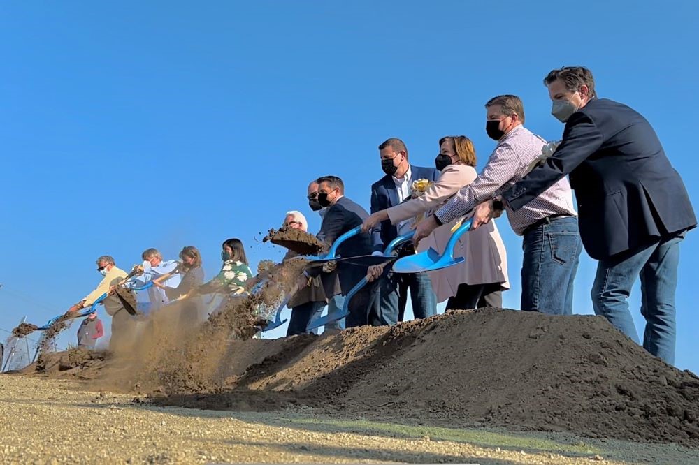 Groundbreaking Friant Canal