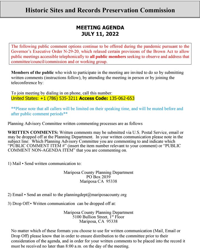 2022 07 11 Historic Sites and Records Preservation Commission 1
