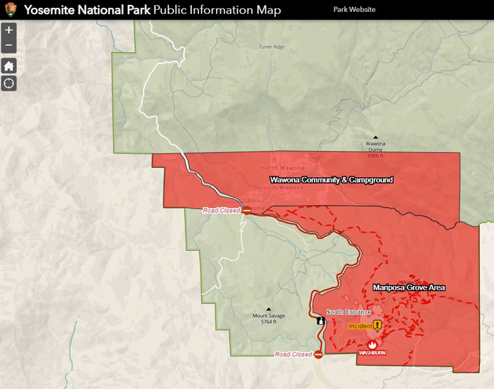 7 8 22 YNP fire map